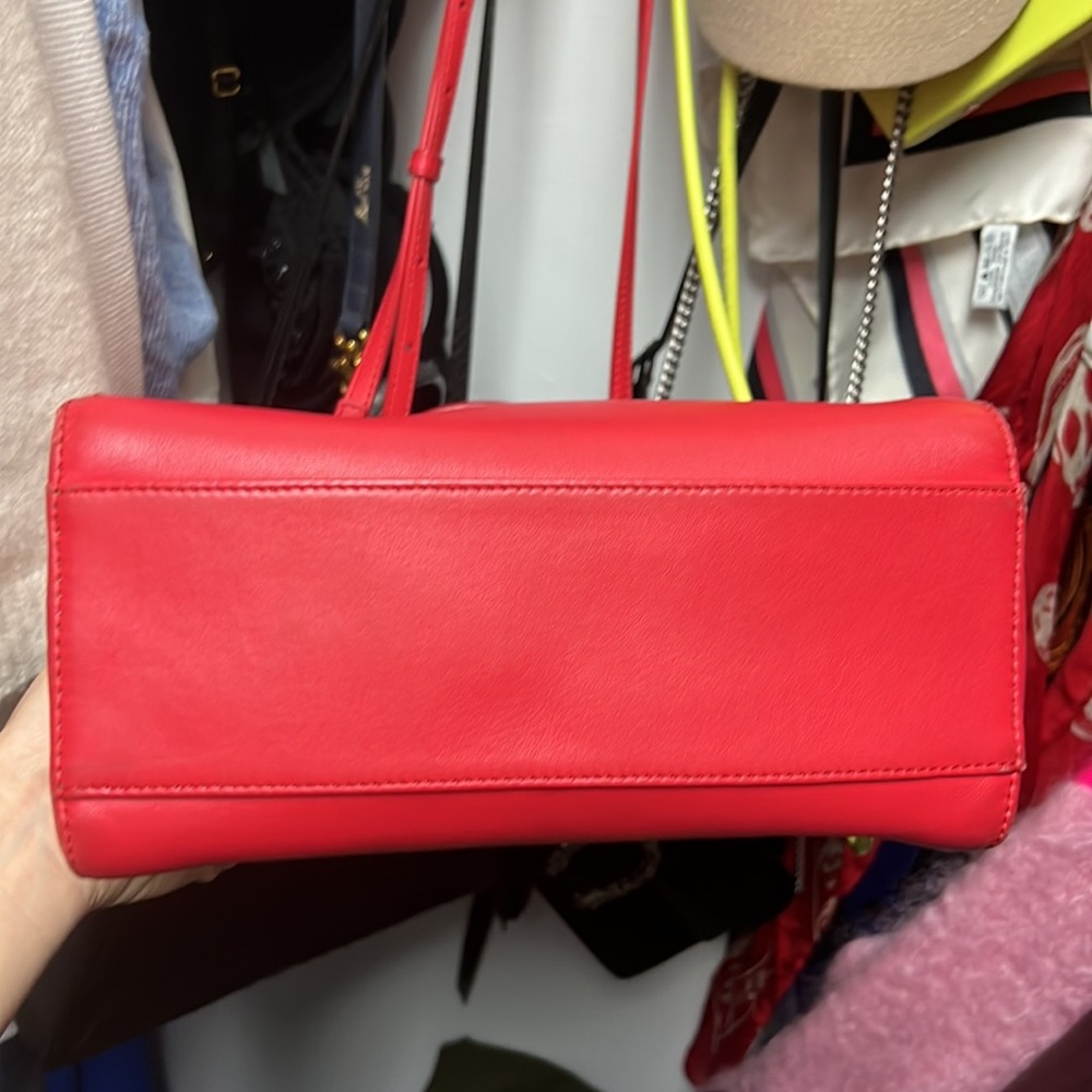 Fendi mini peekaboo red leather - Picture 7 of 8